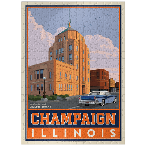 puzzleplate American College Towns: Champaign, IL 300 Jigsaw Puzzle