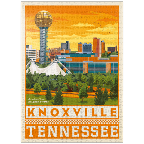 puzzleplate American College Towns: Knoxville, TN 1000 Jigsaw Puzzle