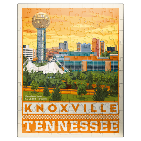 puzzleplate American College Towns: Knoxville, TN 100 Jigsaw Puzzle