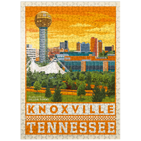 puzzleplate American College Towns: Knoxville, TN 500 Jigsaw Puzzle