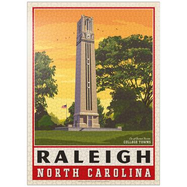 puzzleplate American College Towns: Raleigh, NC 1000 Jigsaw Puzzle