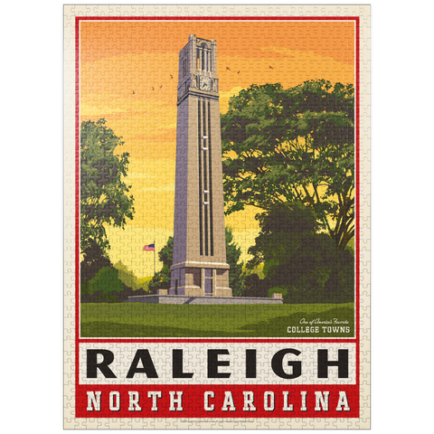 puzzleplate American College Towns: Raleigh, NC 1000 Jigsaw Puzzle