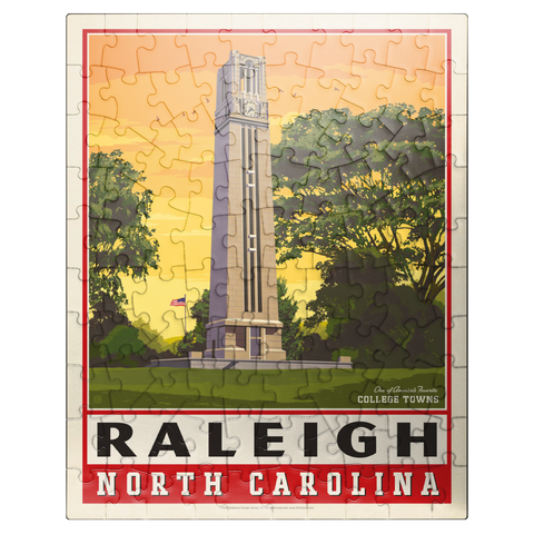 puzzleplate American College Towns: Raleigh, NC 100 Jigsaw Puzzle