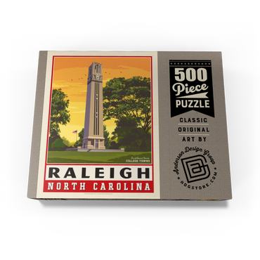 American College Towns: Raleigh, NC 500 Jigsaw Puzzle box view3