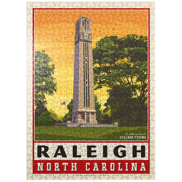 puzzleplate American College Towns: Raleigh, NC 500 Jigsaw Puzzle