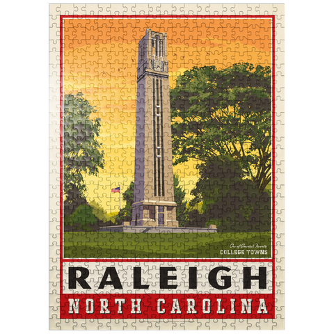 puzzleplate American College Towns: Raleigh, NC 500 Jigsaw Puzzle