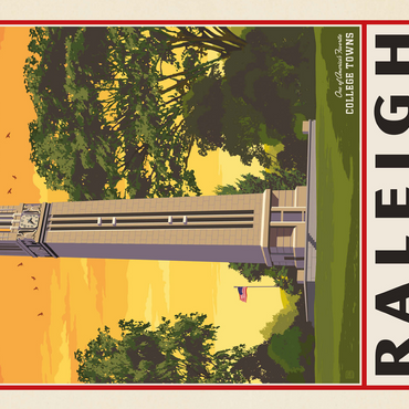 American College Towns: Raleigh, NC 500 Jigsaw Puzzle 3D Modell