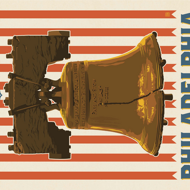 250th Anniversary USA: Liberty Bell 1000 Jigsaw Puzzle 3D Modell