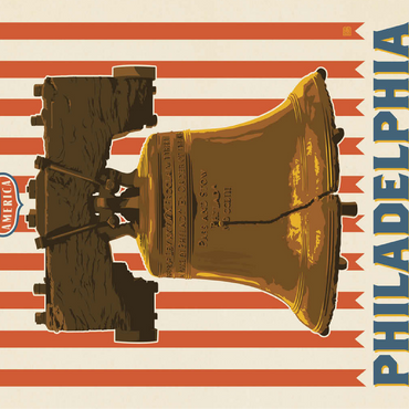 250th Anniversary USA: Liberty Bell 100 Jigsaw Puzzle 3D Modell