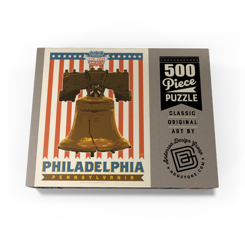 250th Anniversary USA: Liberty Bell 500 Jigsaw Puzzle box view3