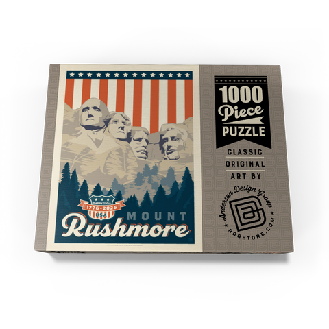 250th Anniversary USA: Mount Rushmore 1000 Jigsaw Puzzle box view3