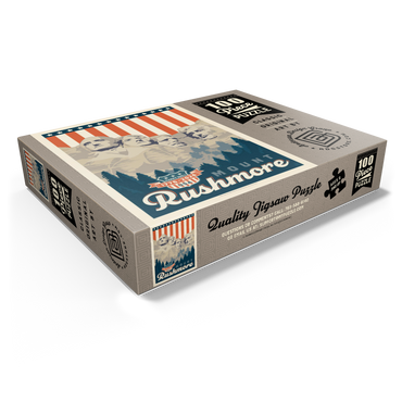 250th Anniversary USA: Mount Rushmore 100 Jigsaw Puzzle box view1