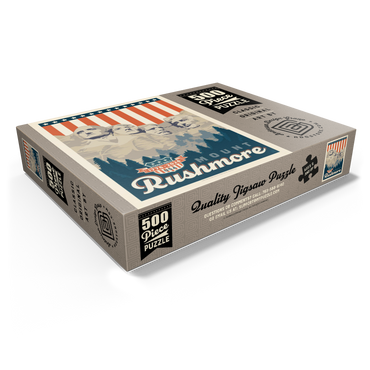 250th Anniversary USA: Mount Rushmore 500 Jigsaw Puzzle box view1