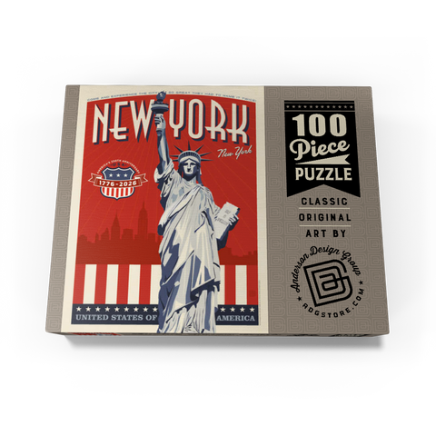 250th Anniversary USA: Lady Liberty 100 Jigsaw Puzzle box view3