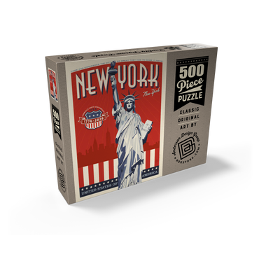 250th Anniversary USA: Lady Liberty 500 Jigsaw Puzzle box view2