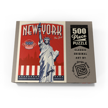 250th Anniversary USA: Lady Liberty 500 Jigsaw Puzzle box view3