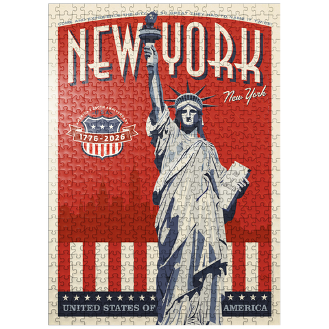 puzzleplate 250th Anniversary USA: Lady Liberty 500 Jigsaw Puzzle