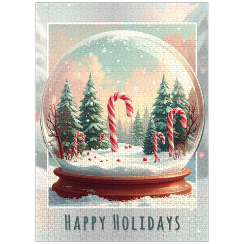 puzzleplate Candy Cane Forest 1000 Jigsaw Puzzle