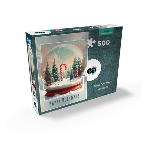 Candy Cane Forest 500 Jigsaw Puzzle box view2