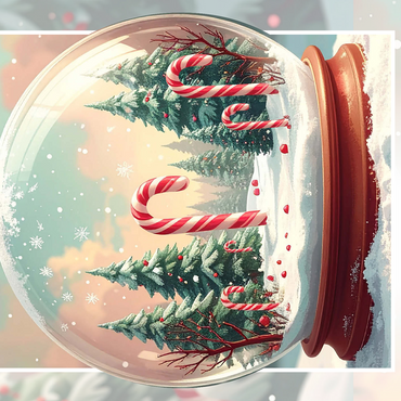 Candy Cane Forest 500 Jigsaw Puzzle 3D Modell