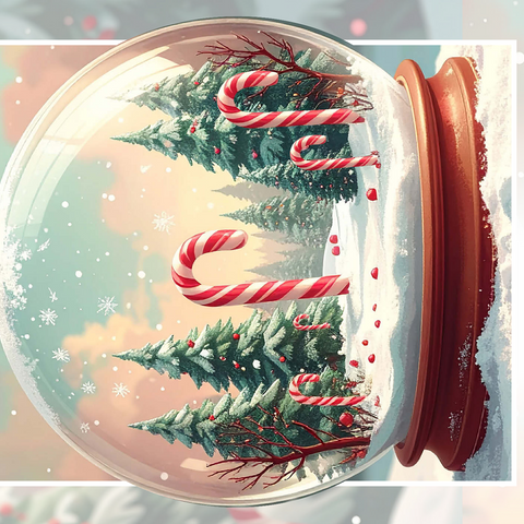 Candy Cane Forest 500 Jigsaw Puzzle 3D Modell