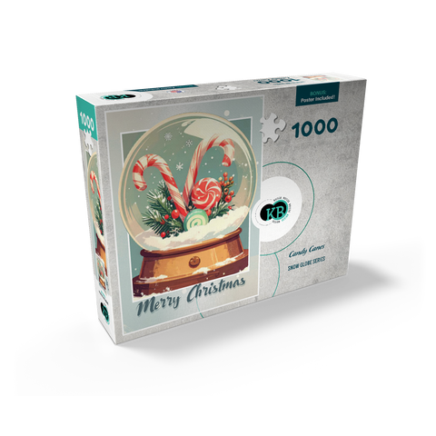 Candy Canes 1000 Jigsaw Puzzle box view2