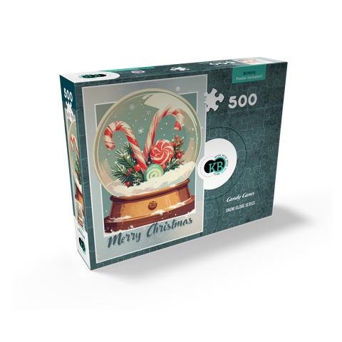 Candy Canes 500 Jigsaw Puzzle box view2