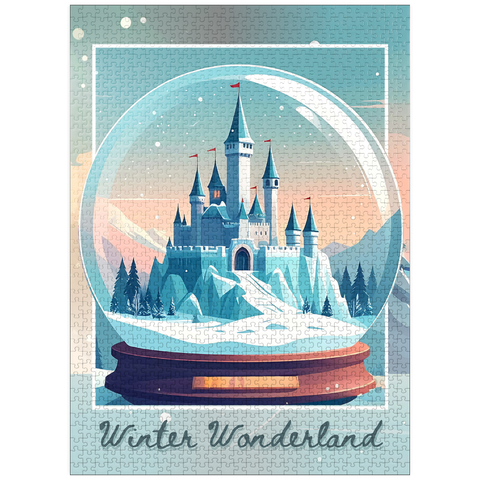 puzzleplate Ice Castle 1000 Jigsaw Puzzle