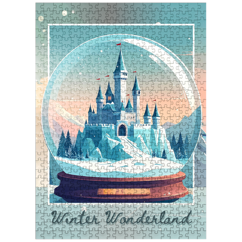 puzzleplate Ice Castle 500 Jigsaw Puzzle