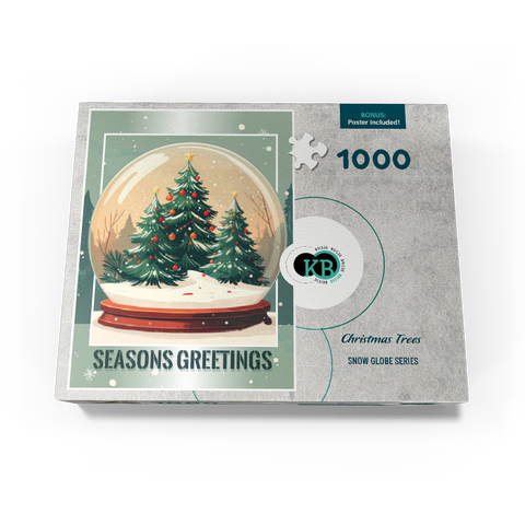 Christmas Trees 1000 Jigsaw Puzzle box view3