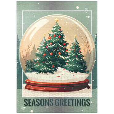 puzzleplate Christmas Trees 1000 Jigsaw Puzzle