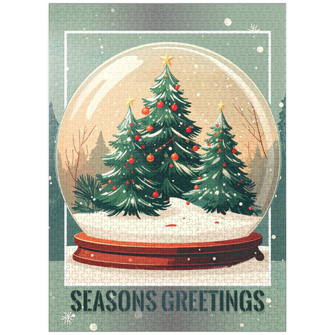 puzzleplate Christmas Trees 1000 Jigsaw Puzzle