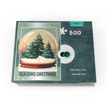 Christmas Trees 500 Jigsaw Puzzle box view3