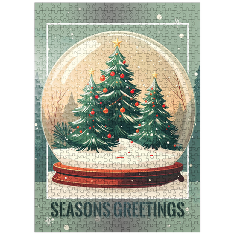 puzzleplate Christmas Trees 500 Jigsaw Puzzle