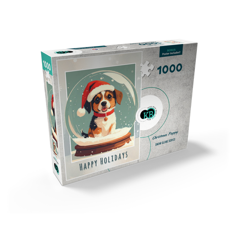 Christmas Puppy 1000 Jigsaw Puzzle box view2