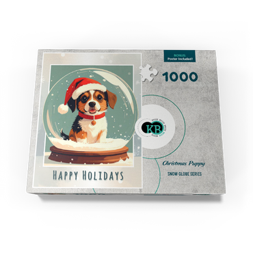 Christmas Puppy 1000 Jigsaw Puzzle box view3