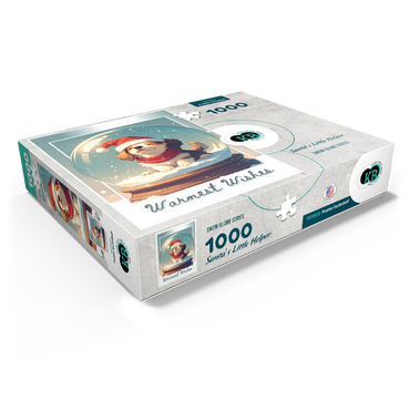 Santa's Little Helper, Puppy 1000 Jigsaw Puzzle box view1