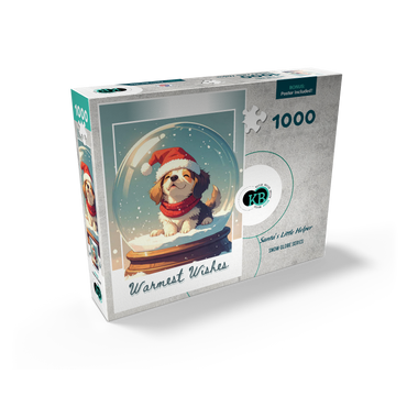 Santa's Little Helper, Puppy 1000 Jigsaw Puzzle box view2