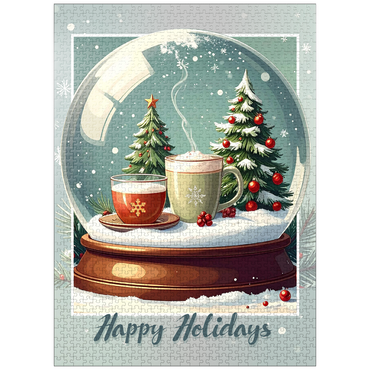 puzzleplate Holiday Coffee & Cocoa 1000 Jigsaw Puzzle