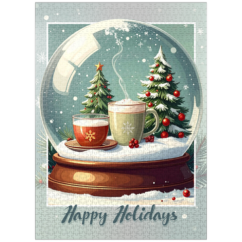 puzzleplate Holiday Coffee & Cocoa 1000 Jigsaw Puzzle