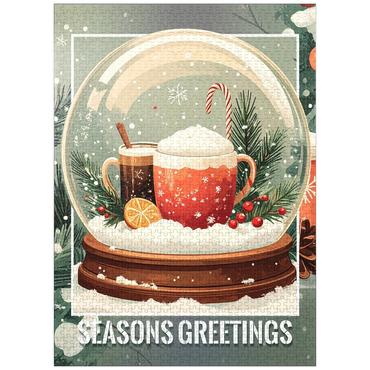 puzzleplate Cozy Holiday Cocoa 1000 Jigsaw Puzzle