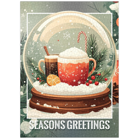 puzzleplate Cozy Holiday Cocoa 1000 Jigsaw Puzzle