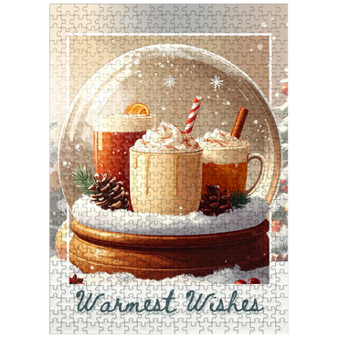 puzzleplate Spiced Cider & Eggnog 500 Jigsaw Puzzle