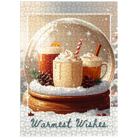 puzzleplate Spiced Cider & Eggnog 500 Jigsaw Puzzle