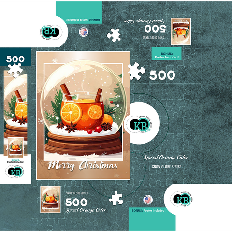 Spiced Orange Cider 500 Jigsaw Puzzle box 3D Modell