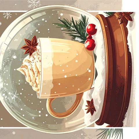 Holiday Eggnog 1000 Jigsaw Puzzle 3D Modell