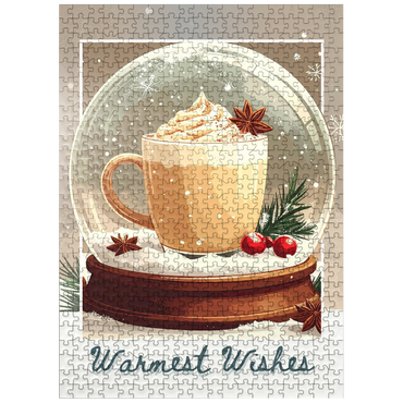 puzzleplate Holiday Eggnog 500 Jigsaw Puzzle
