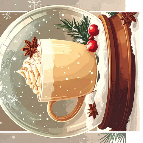 Holiday Eggnog 500 Jigsaw Puzzle 3D Modell