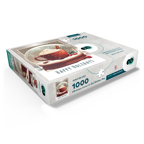 Christmas Cocoa in Red Holiday Mug 1000 Jigsaw Puzzle box view1