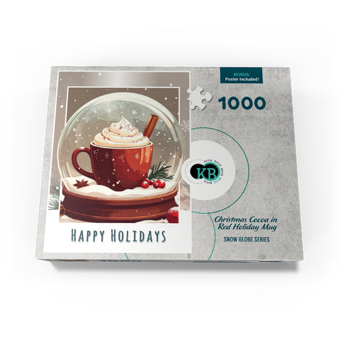 Christmas Cocoa in Red Holiday Mug 1000 Jigsaw Puzzle box view3